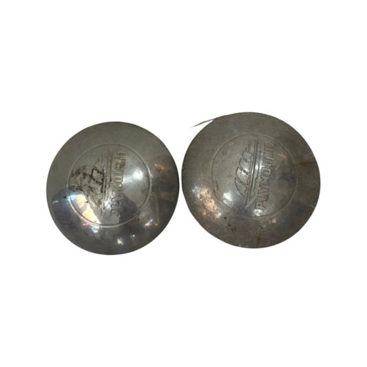 Pair of Vintage Plymouth Hub Caps