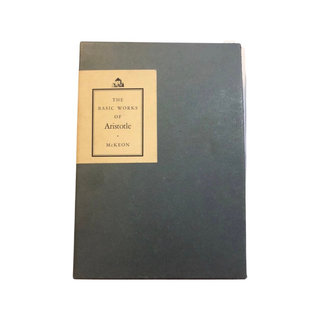 1941 25th Printing of The Basic Works of Aristotle Edited and With an Introduction by Richard McKeon published by Random House, Inc.