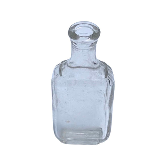Vintage Mini Unmarked Glass Medicine Bottle