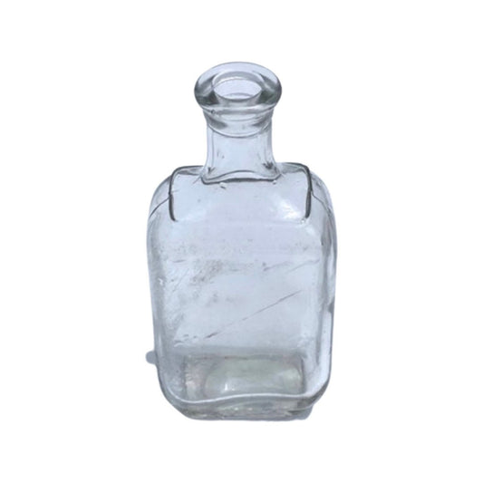 Vintage Unmarked Glass Medicine Bottle