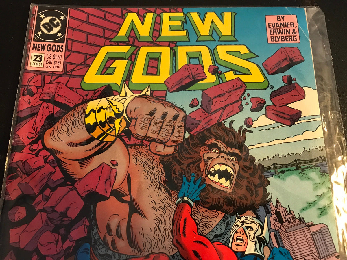 Vintage New Gods Comic by Evanier,Erwin & Blyberg | February 23 1991 Issue | DC Comics