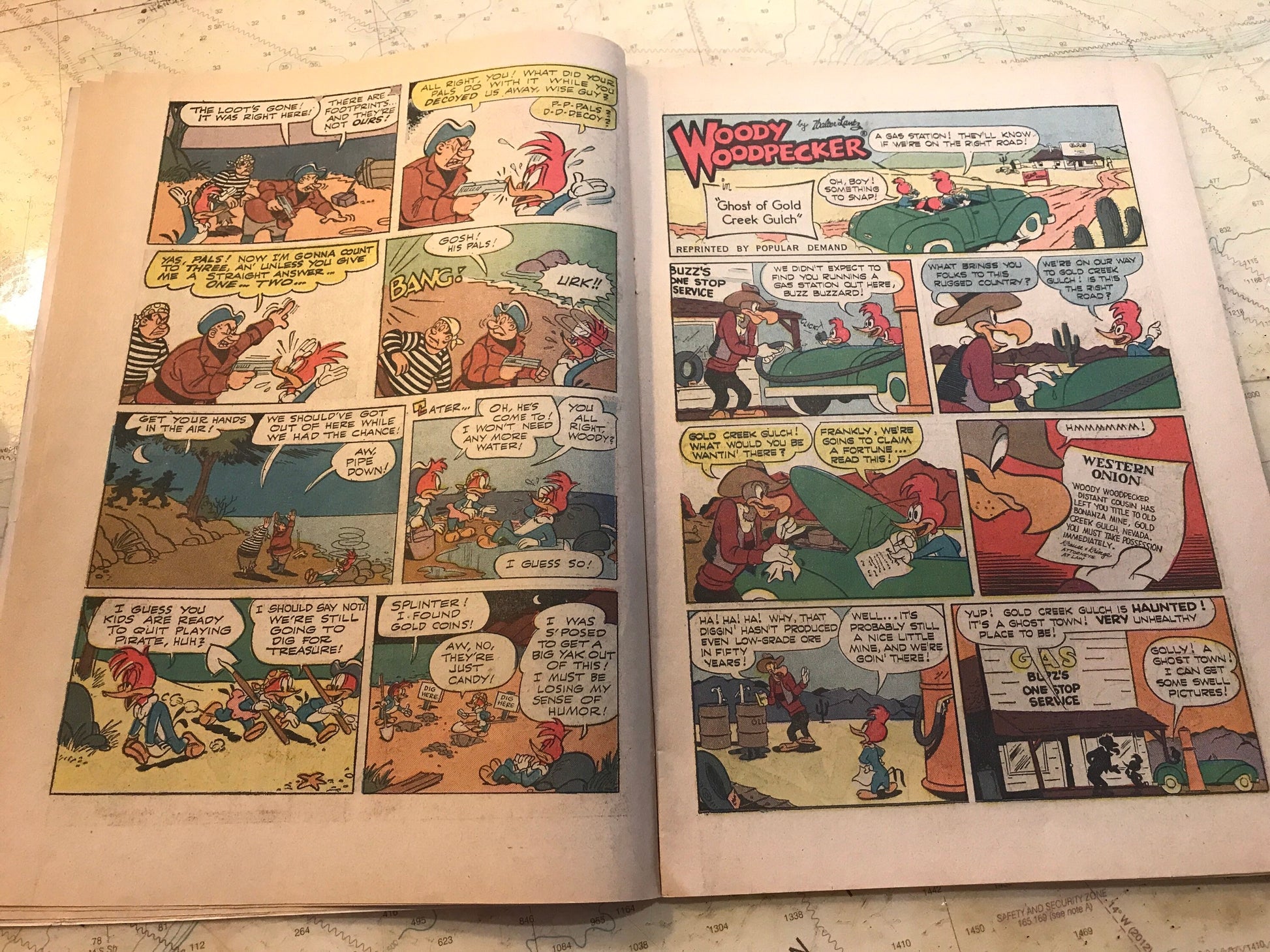 Vintage Woody Woodpecker “Flying Turtle” by Walter Lantz | June Issue | Gold Key Comics