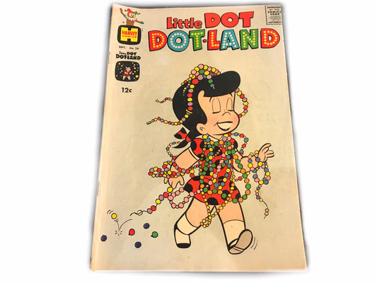 Vintage Little Dot Dot•Land Comic | September No.26 Issue | Harvey Comics Magazine