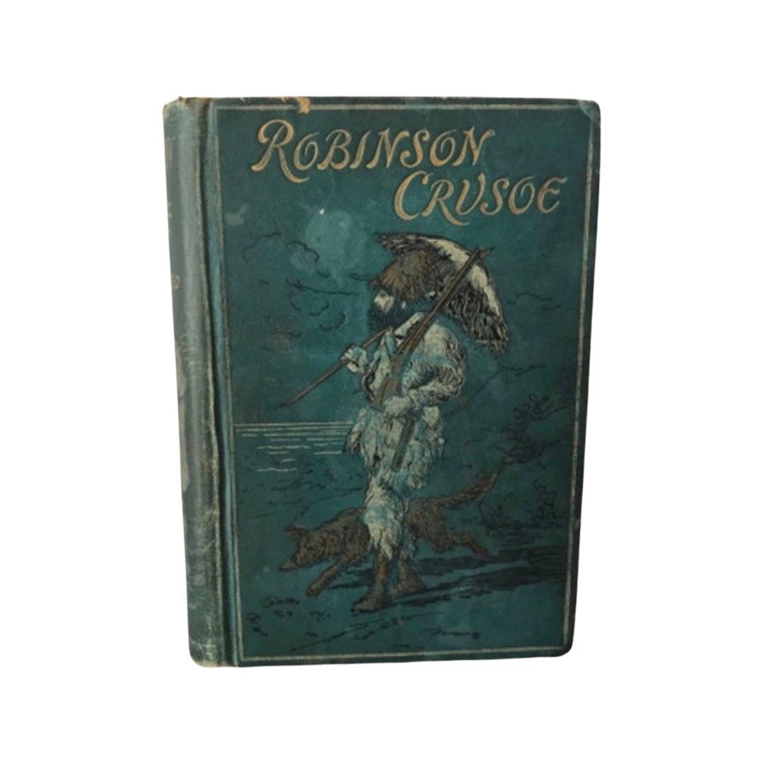 Vintage Robinson Crusoe Book | Literature & Fiction