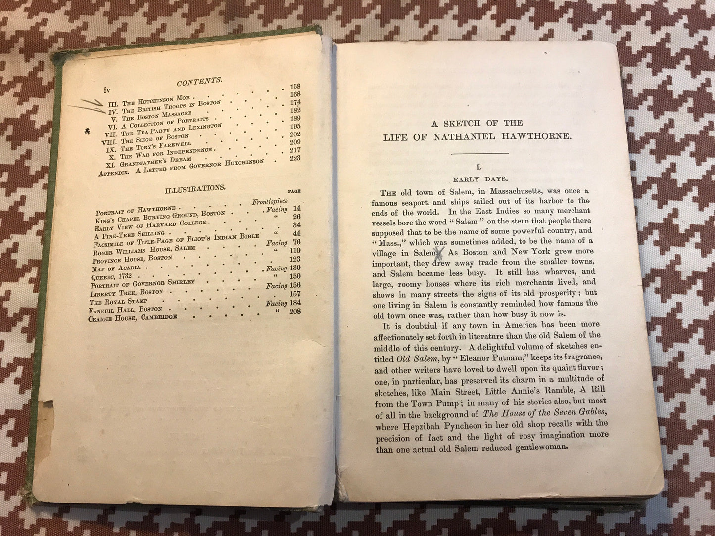 Hawthorne’s Grandfathers Chair by Nathaniel Hawthorne | True Stories from New England History | Literature