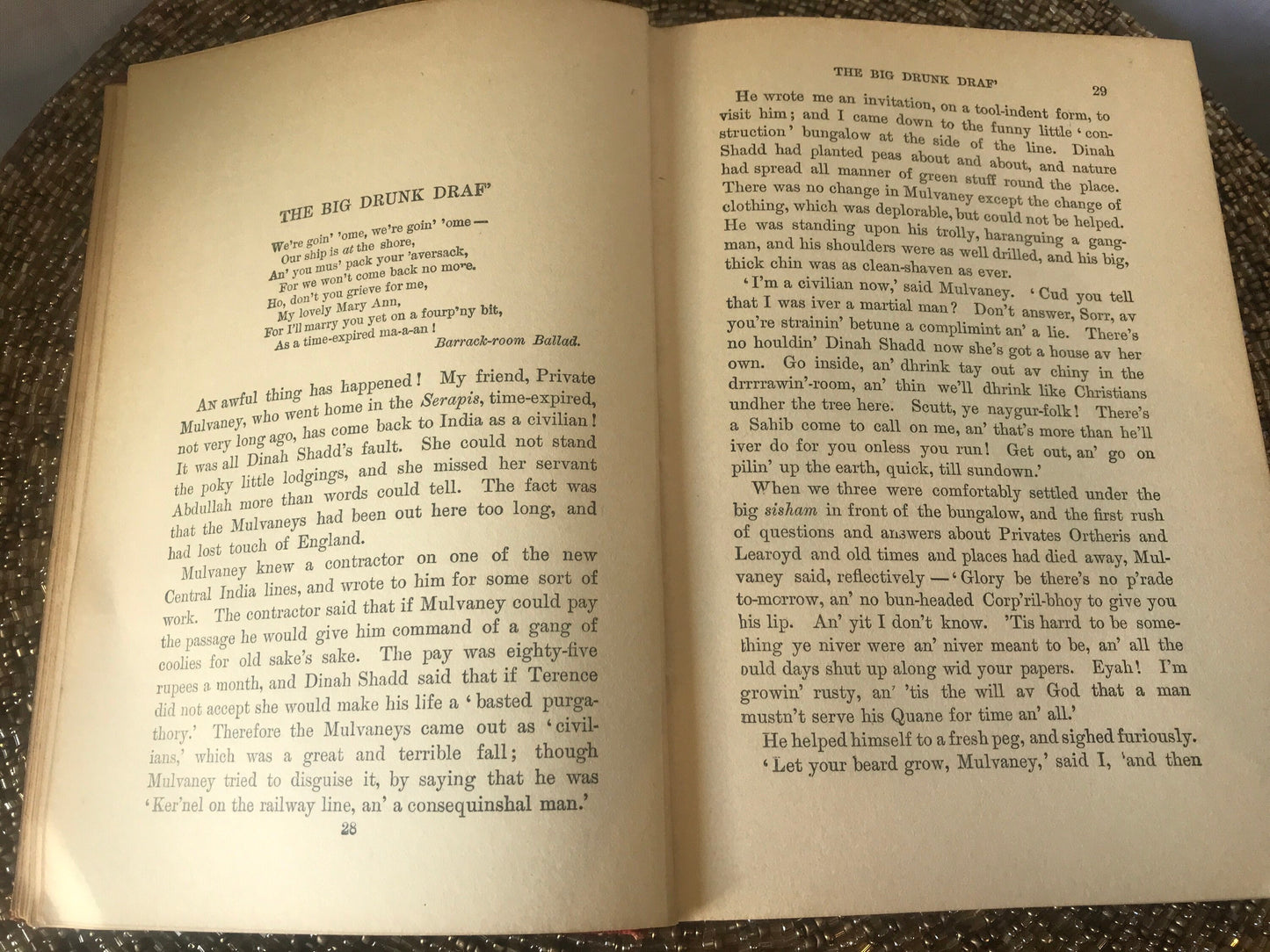 Soldiers Three The Story of the Gadsby’s In Black and White by Rudyard Kipling | Literature