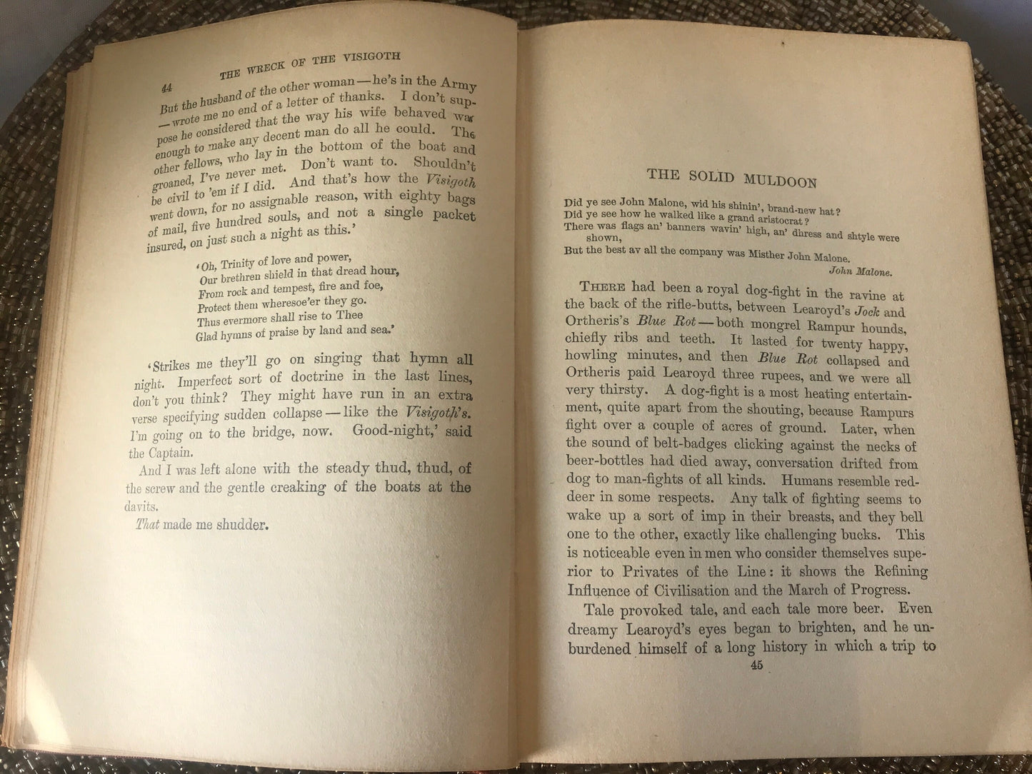 Soldiers Three The Story of the Gadsby’s In Black and White by Rudyard Kipling | Literature