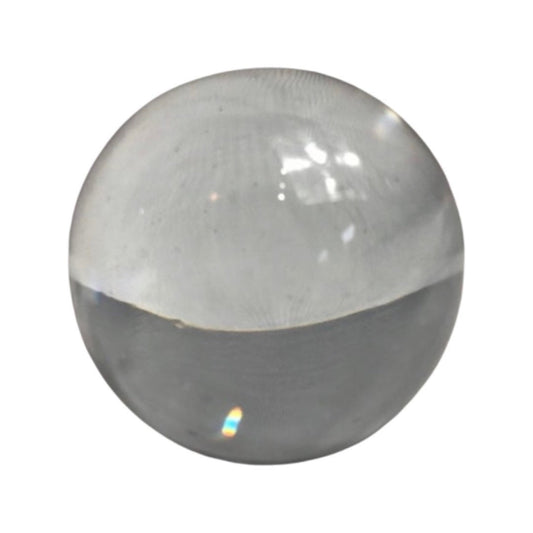 Clear Solid Glass Paperweight