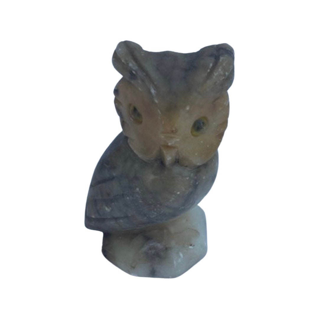 Vintage Marble Owl