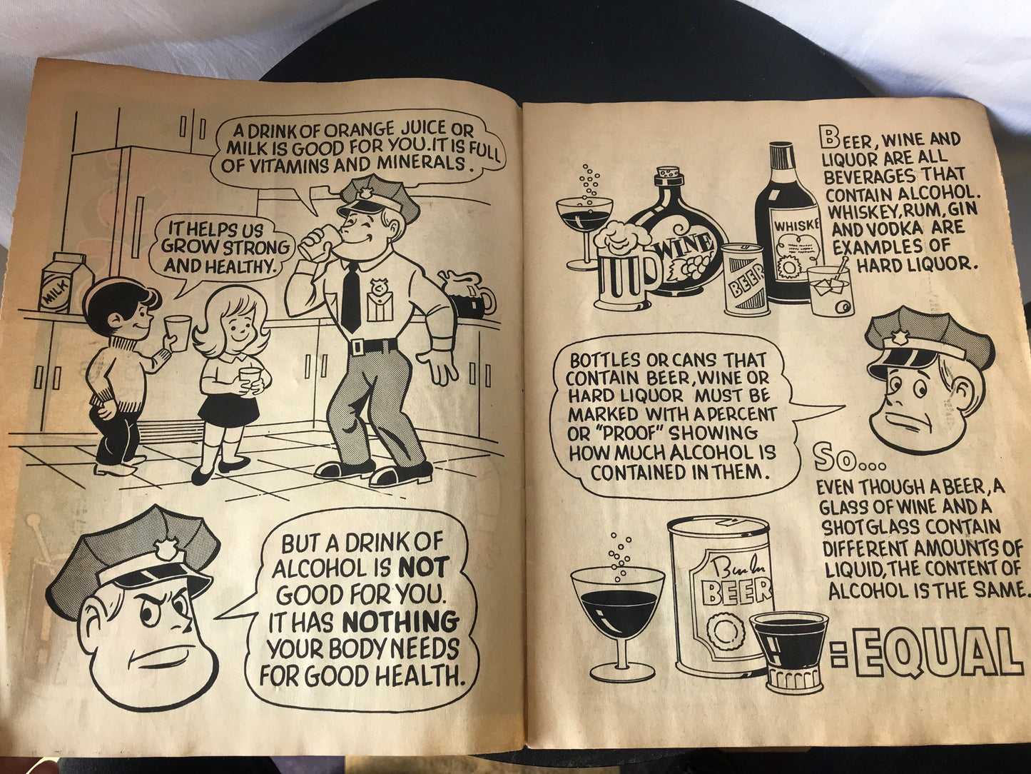 Vintage Abusers are Losers - Alcohol Activity Book | H.E.L.P Of America | Memorabilia