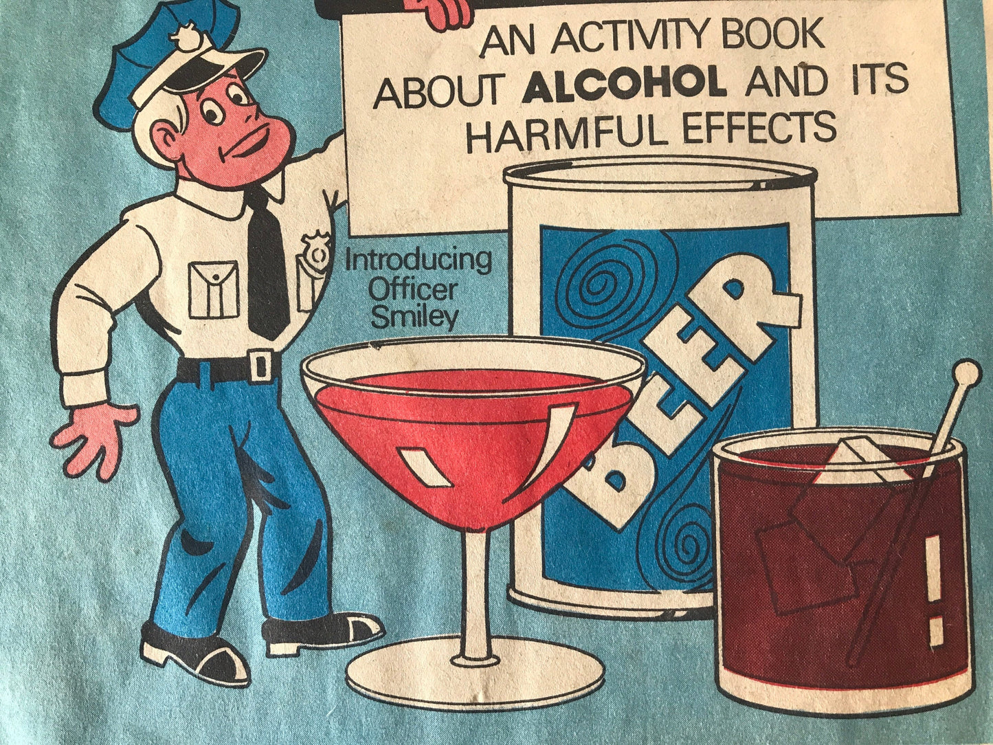 Vintage Abusers are Losers - Alcohol Activity Book | H.E.L.P Of America | Memorabilia