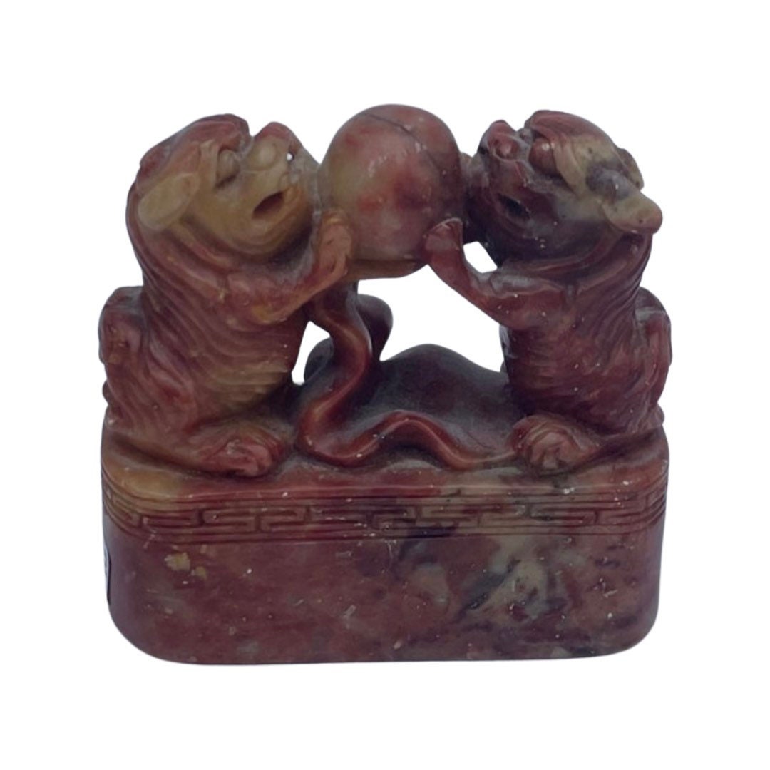 Vintage Chinese Marble Stamp