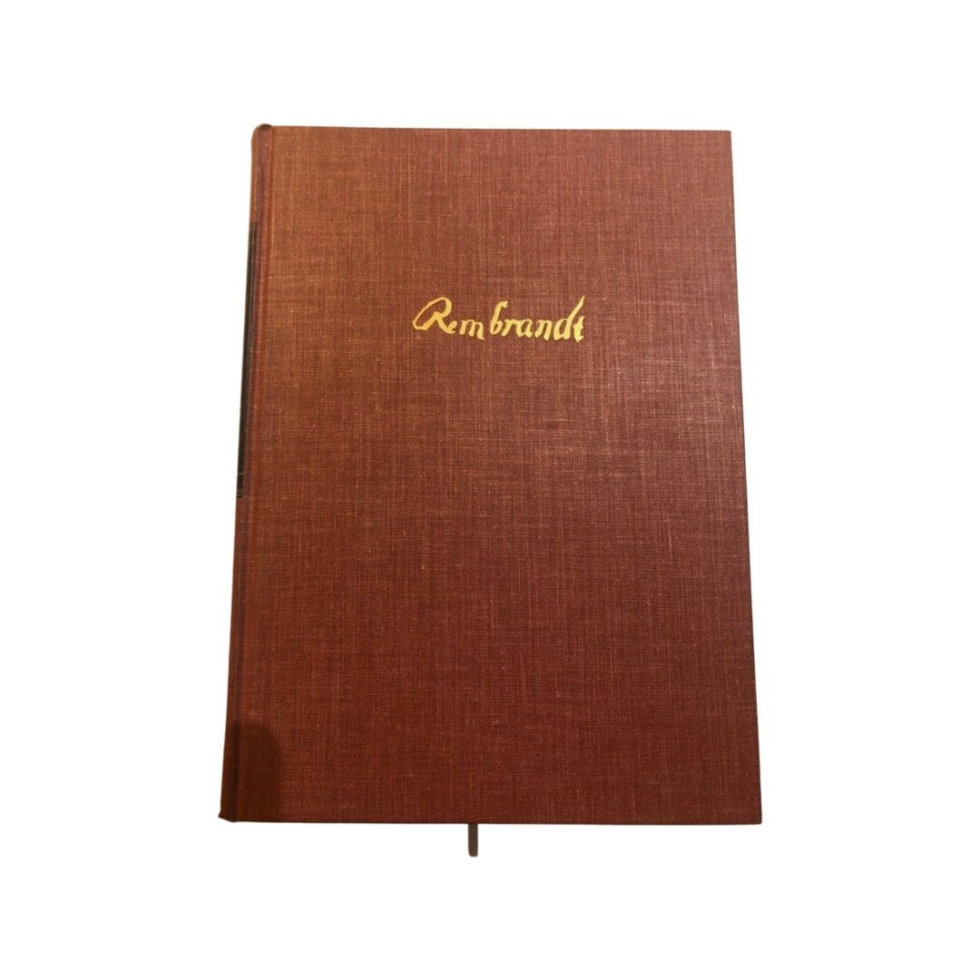 1948 'Rembrandt' by Jakob Rosenberg, Published by Harvard University Press