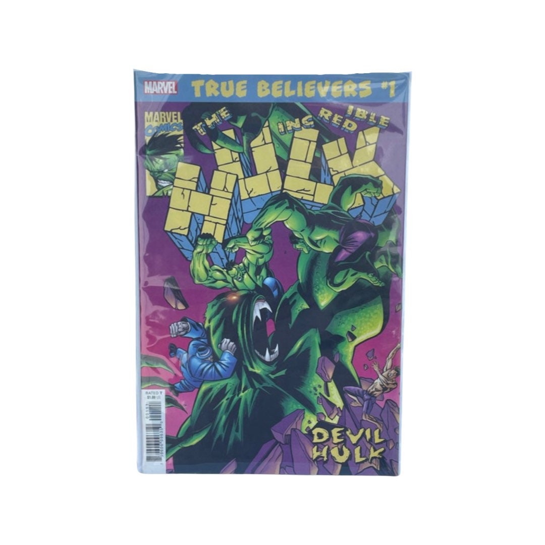 The Incredible Hulk Comic Devil Hulk Edition, Marvel Superhero Collector Gift, Comic Book Collection, Marvel Fan Gift