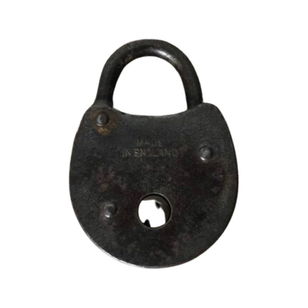 Vintage Miniature Oak Lock | Unknown Brand | Home Improvement