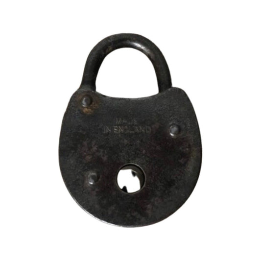 Vintage Miniature Oak Lock | Unknown Brand | Home Improvement