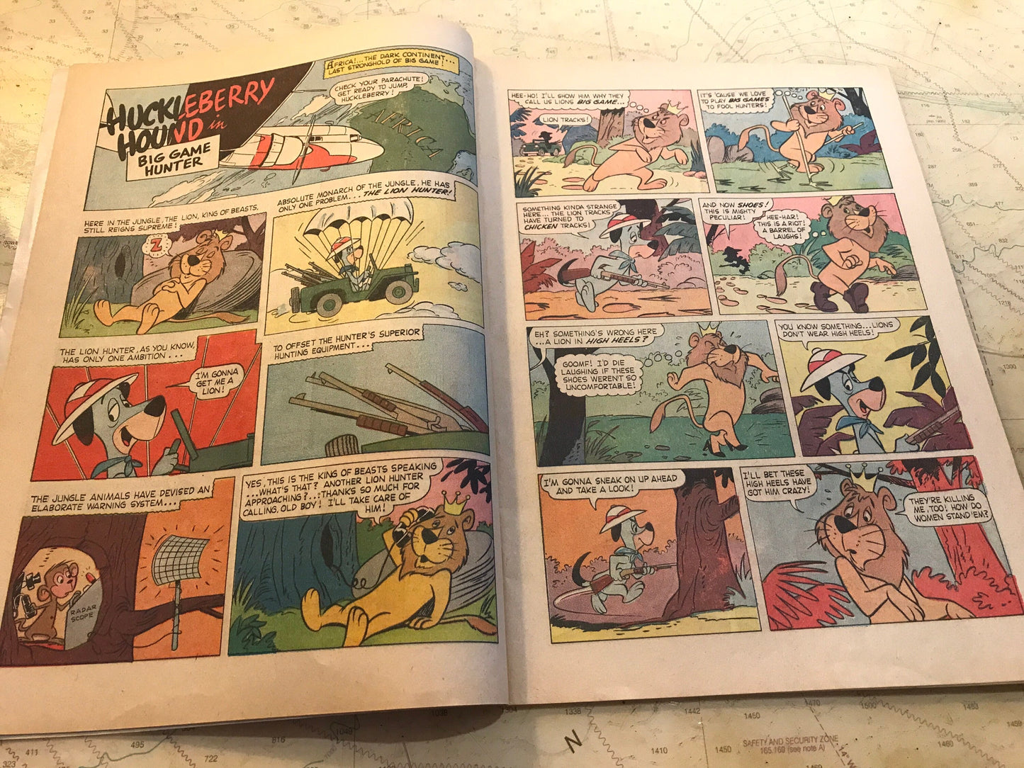 Vintage Huckleberry Hound w/ Pixie, Dixie and Mr. Jinks Comic | August Issue | Gold Key Comics