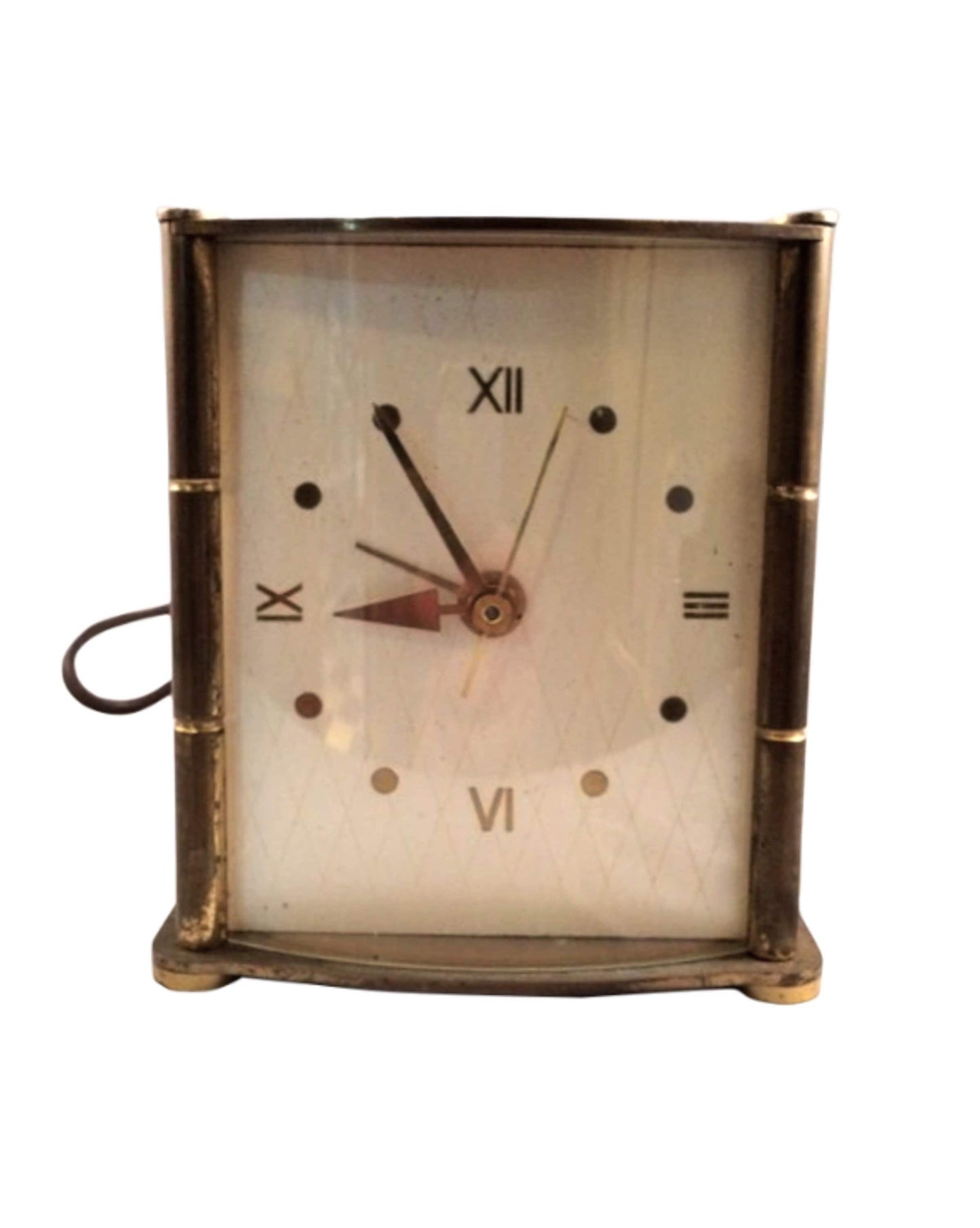 E. Ingraham Brass Mantle Alarm Clock | Home Decor