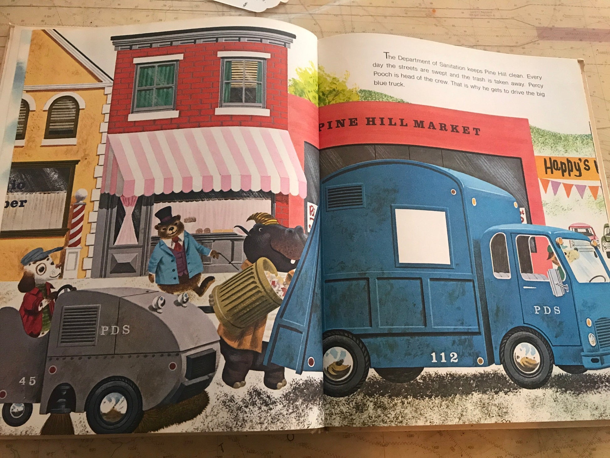 Busy Town by Bill Dugan | 1969 - A Golden Book