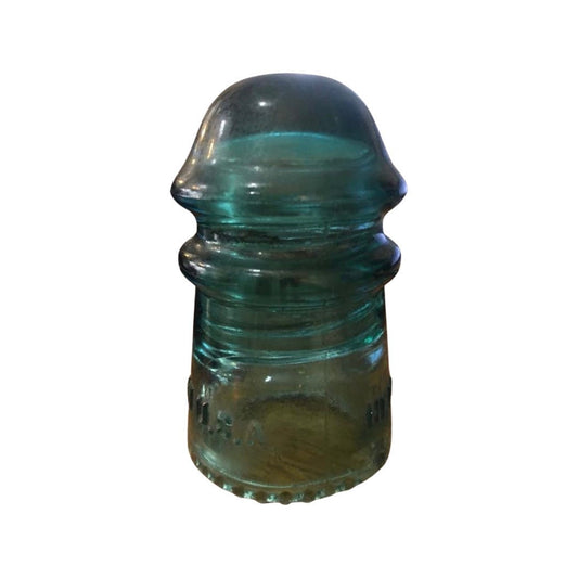 Antique No. 9 Hemingray Blue Glass Insulator