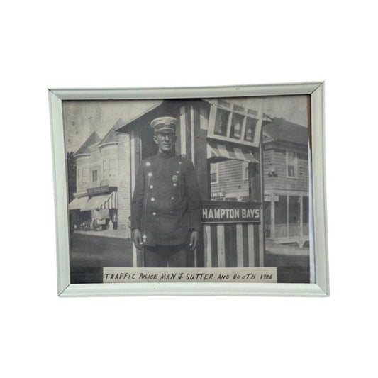 Traffic Police Photograph from 1926 featuring J. Sutter