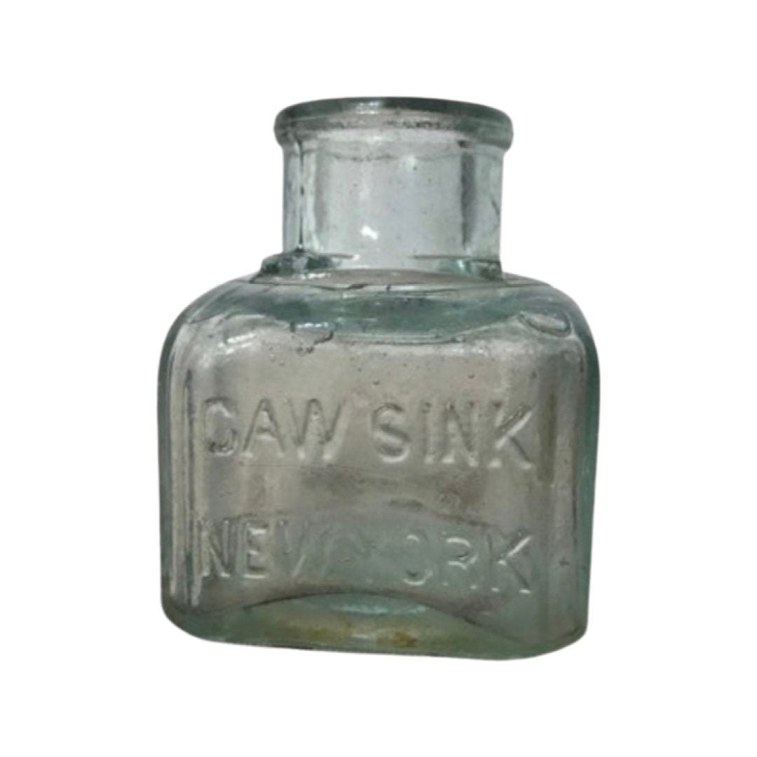 Vintage Caw Sink New York Mini Apothecary Bottle | Home & Living