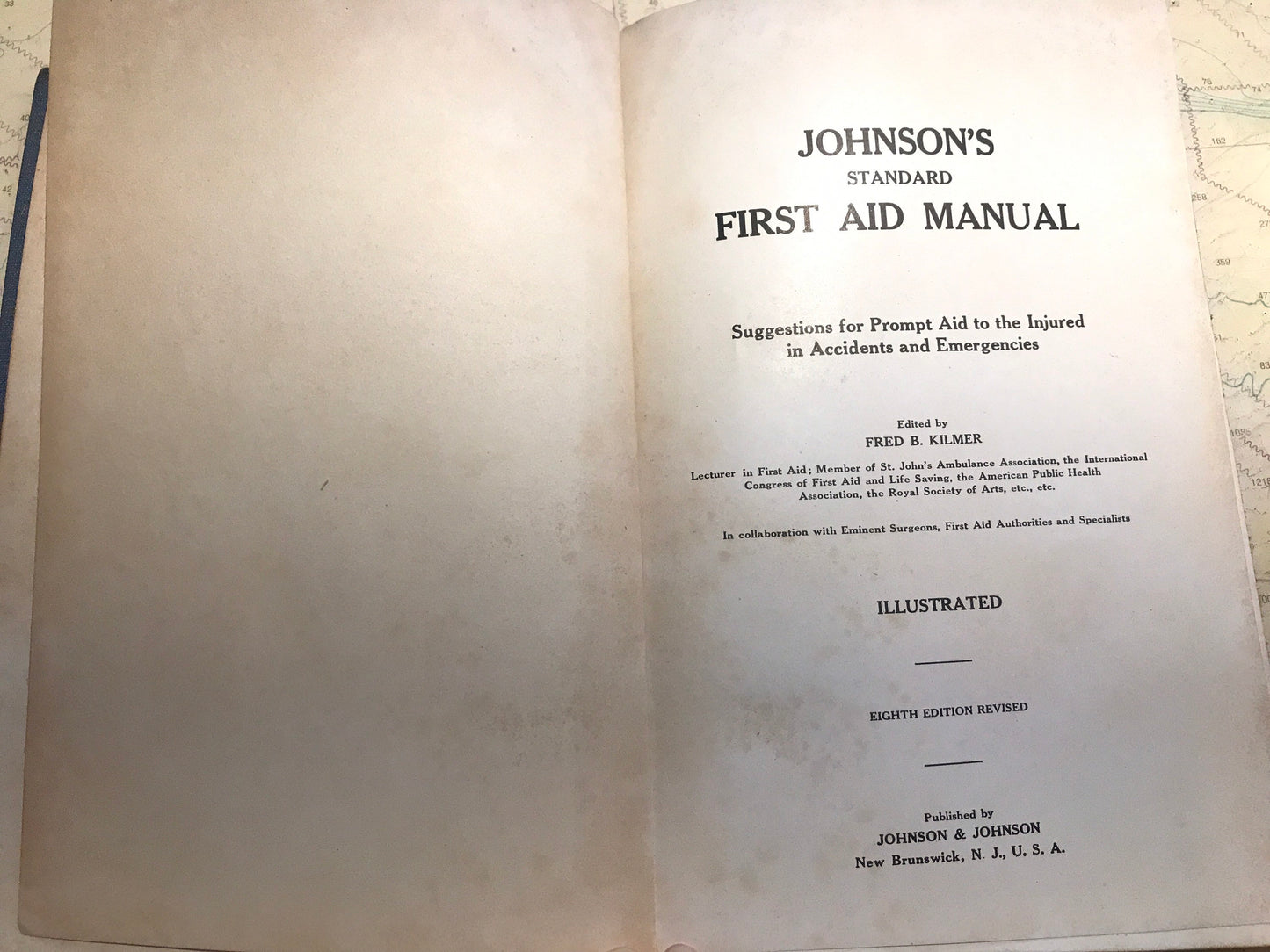 Vintage Johnson’s First Aid Manual | Home and Living