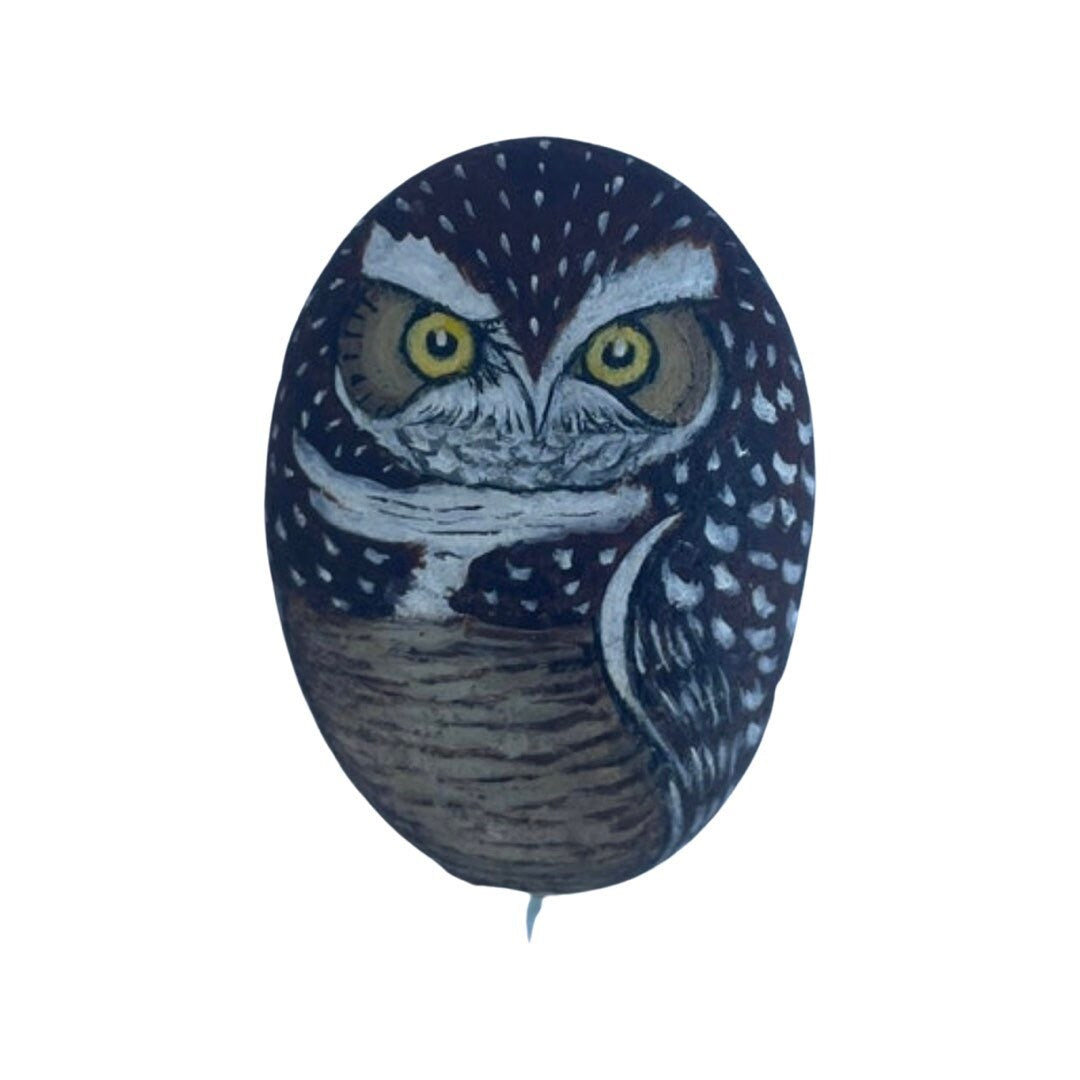 Vintage painted owl