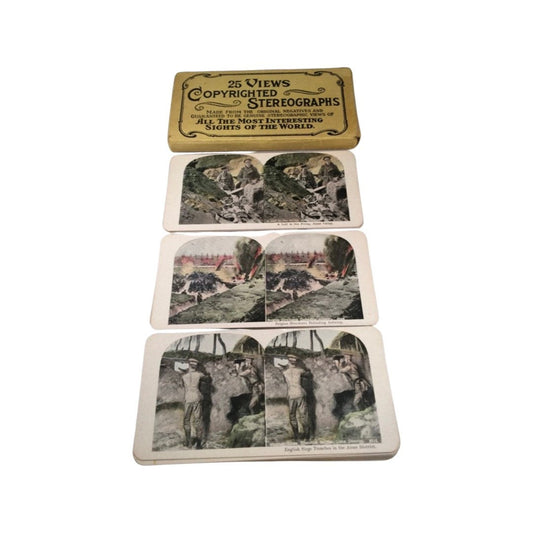 Set of 25 stereographs 132. German War Views