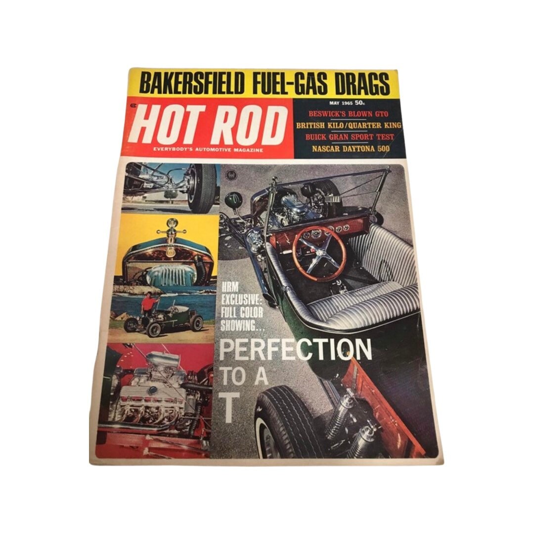 Vintage HOT ROD Everybody’s Automotive Magazine | Bakersfield Fuel - Gas Drags | May 1965