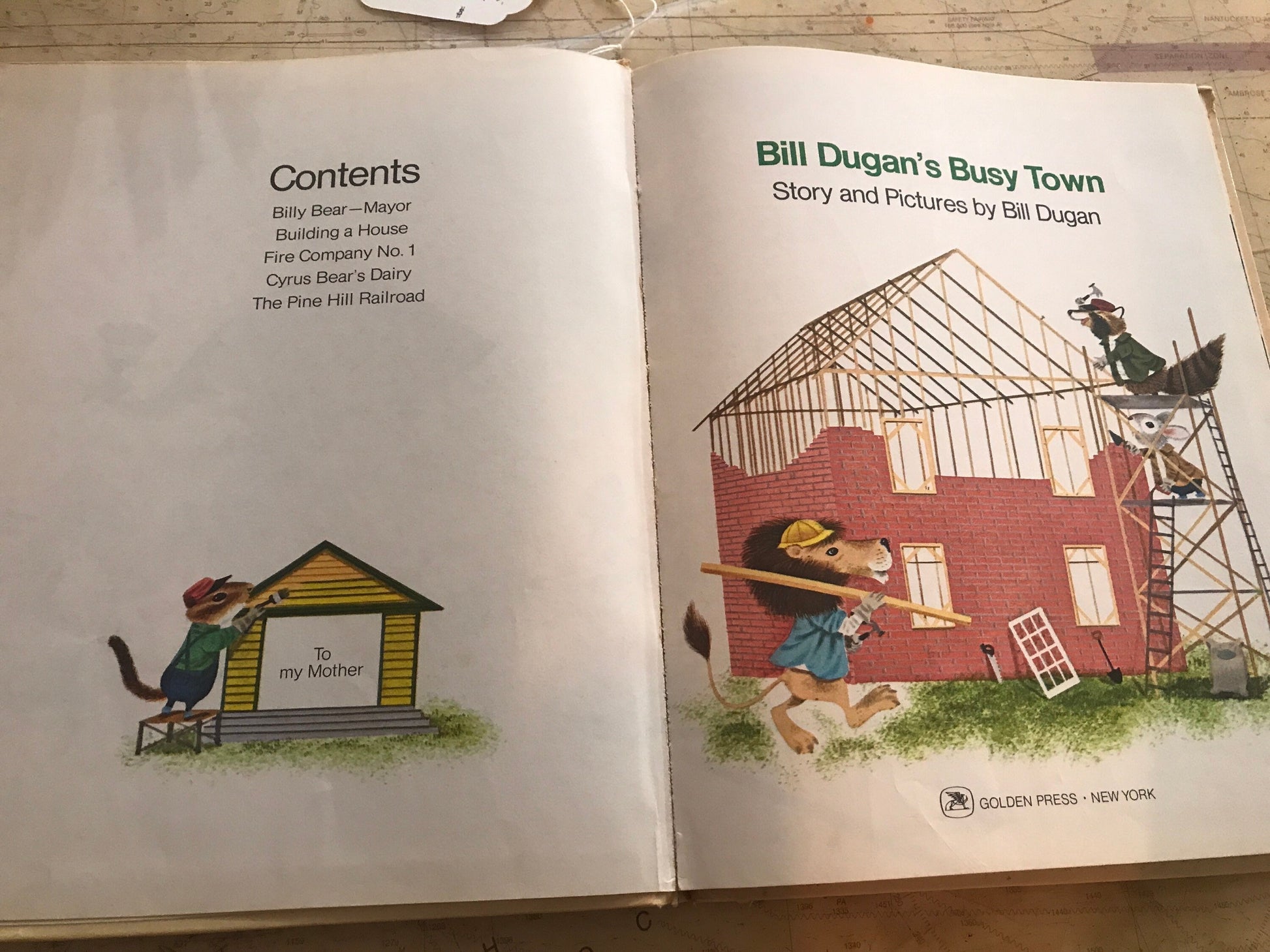 Busy Town by Bill Dugan | 1969 - A Golden Book