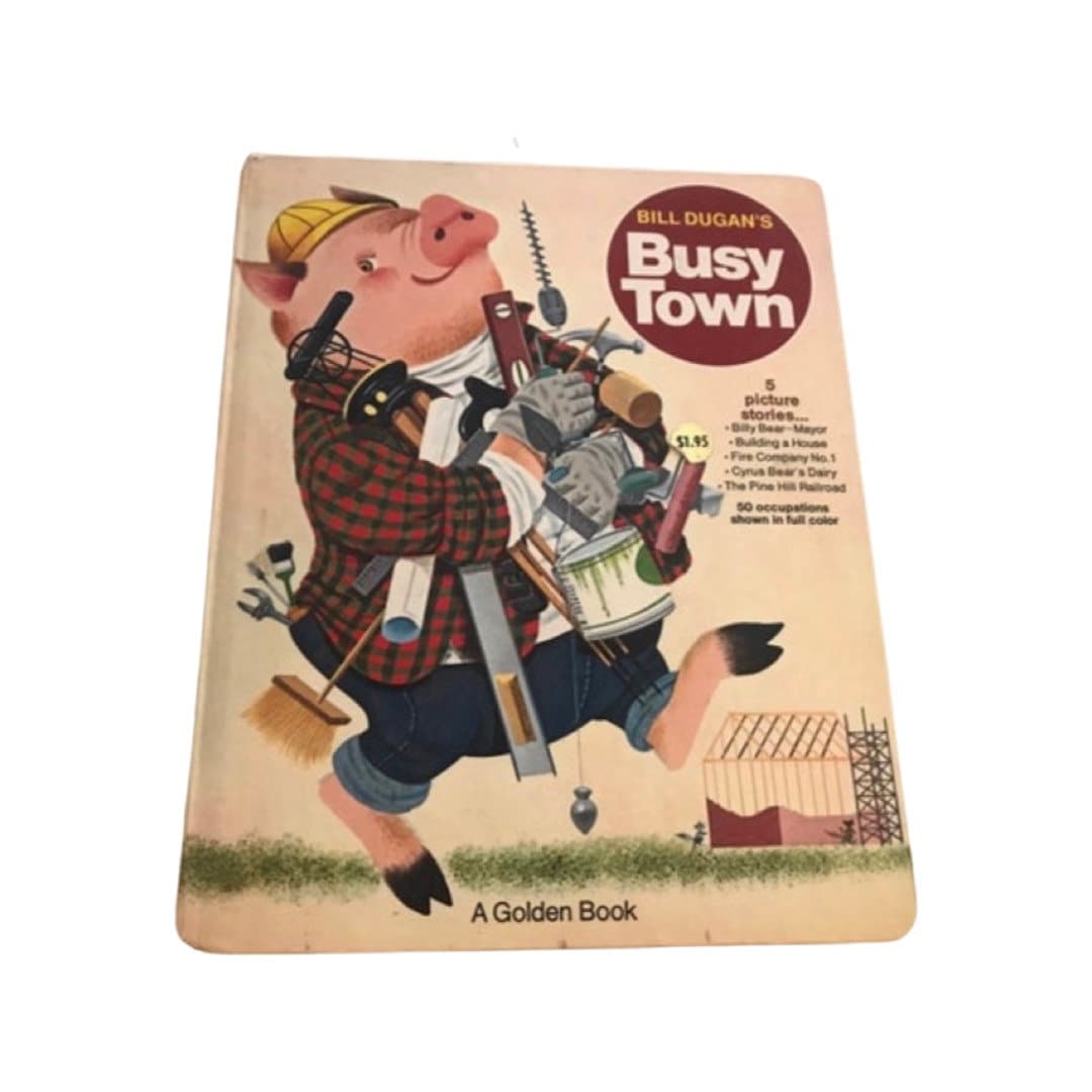 Busy Town by Bill Dugan | 1969 - A Golden Book