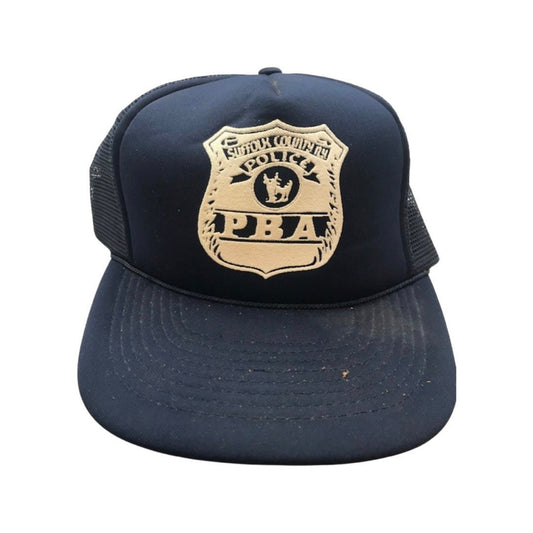 Vintage Suffolk County Police PBA Trucker Cap