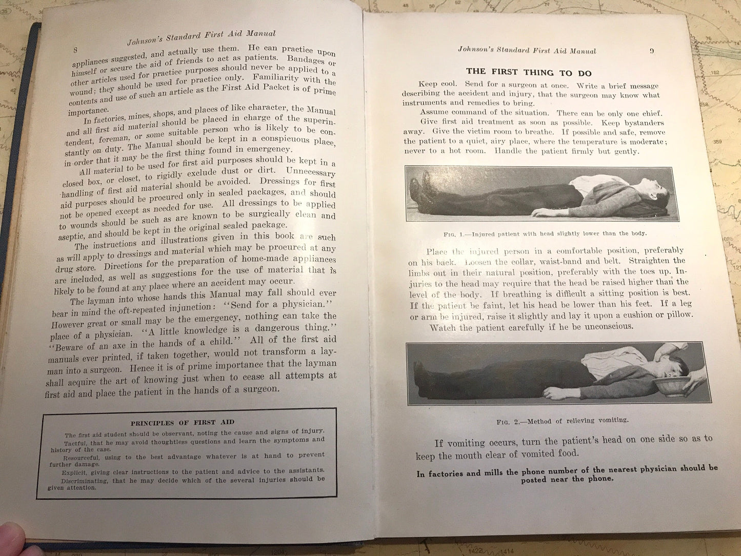 Vintage Johnson’s First Aid Manual | Home and Living