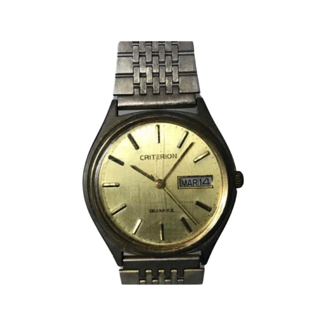 Criterion Quartz Silver/Gold Wrist Watch | Jewelry