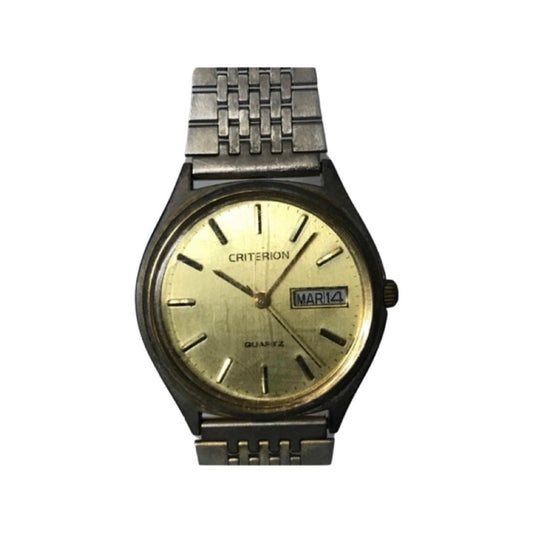 Criterion Quartz Silver/Gold Wrist Watch | Jewelry