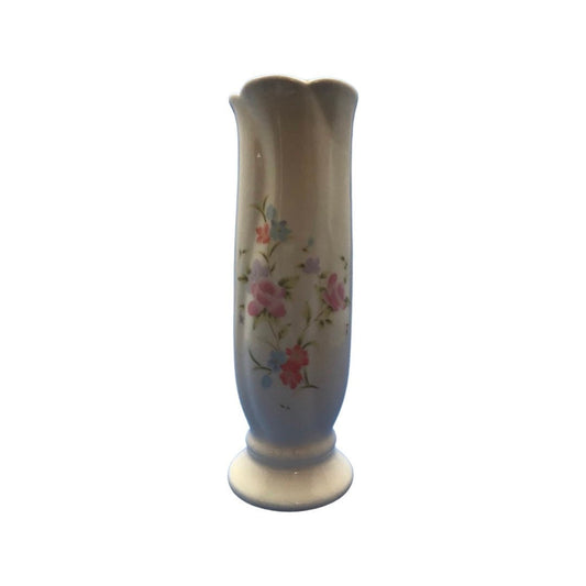 Vintage Porcelain Floral Vase | Home Decor