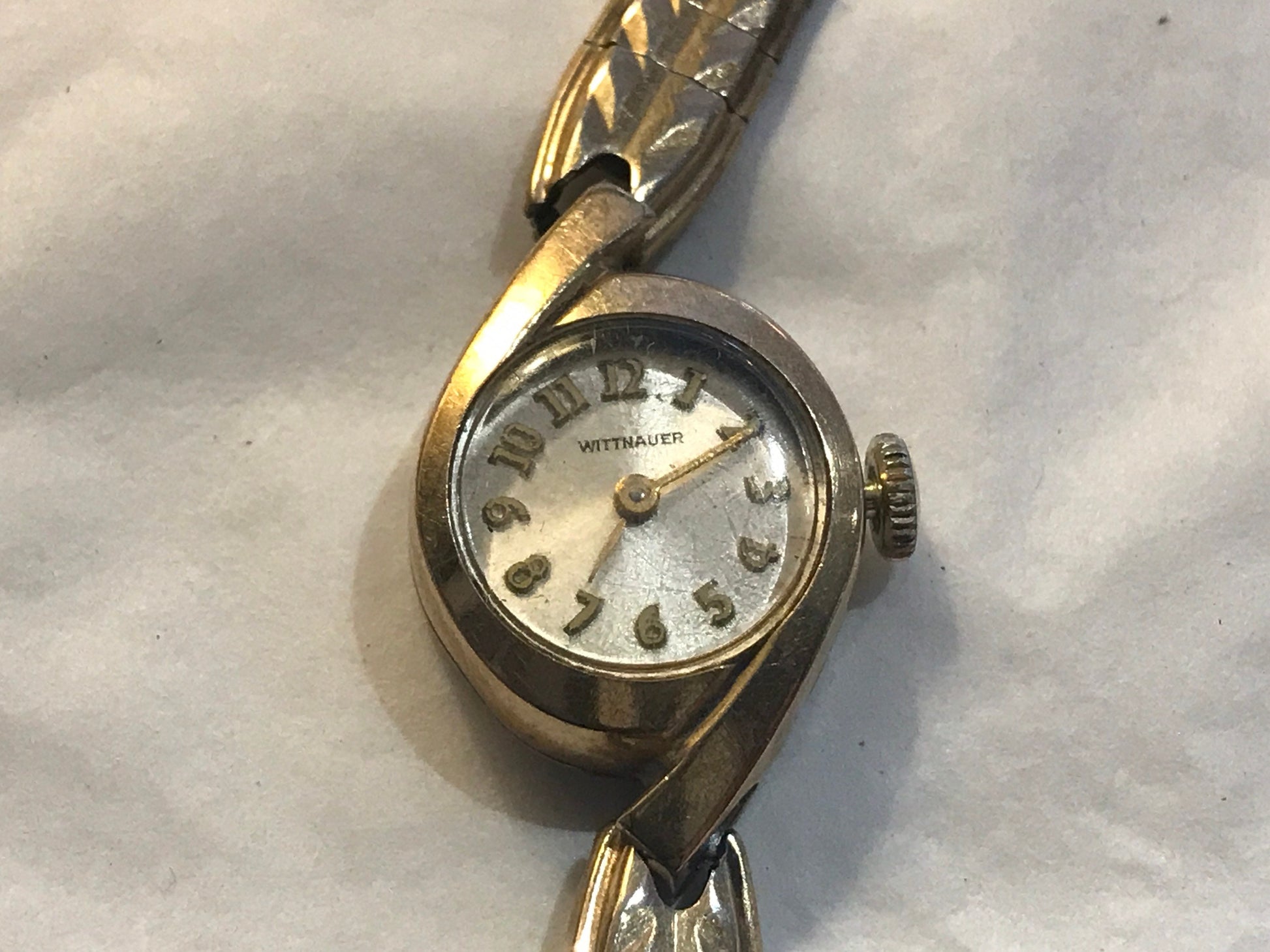 Vintage Wittnauer Gold Wrist Watch | Jewelry