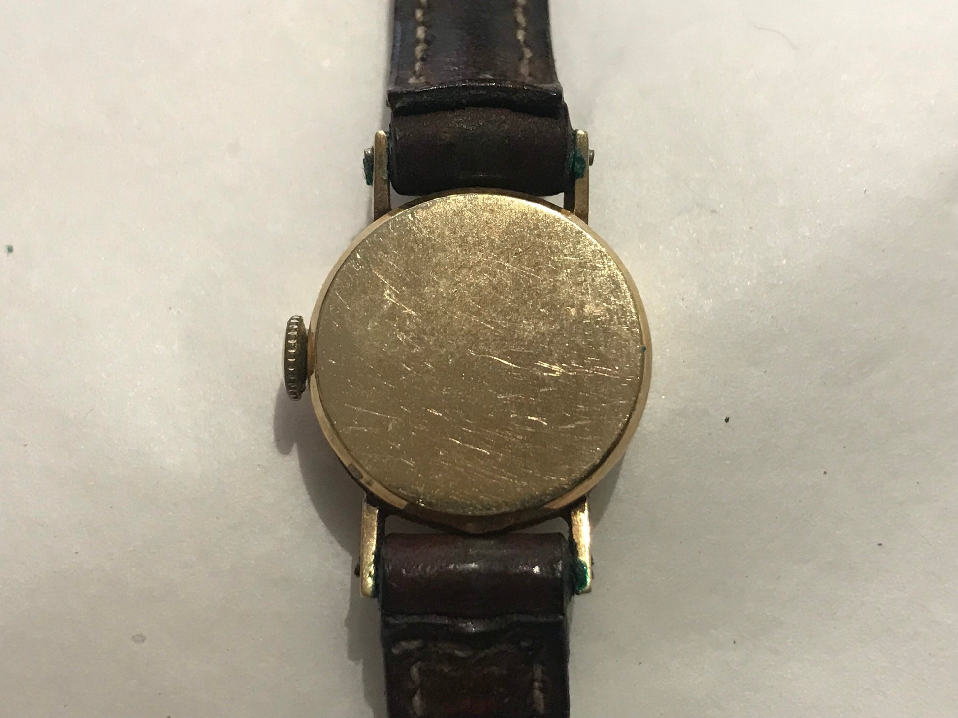 Vintage Eterna Leather Wrist Watch | Accessories