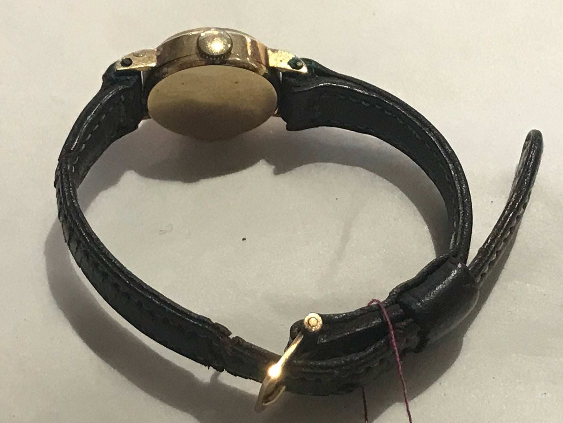 Vintage Eterna Leather Wrist Watch | Accessories