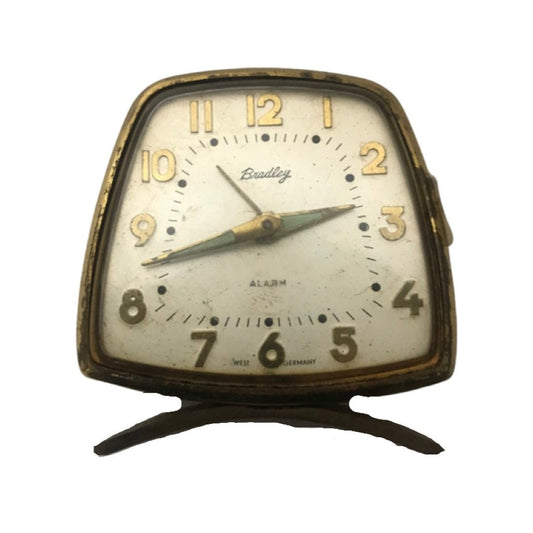 Vintage Bradley Bronze Alarm Clock | Home & Living Decor