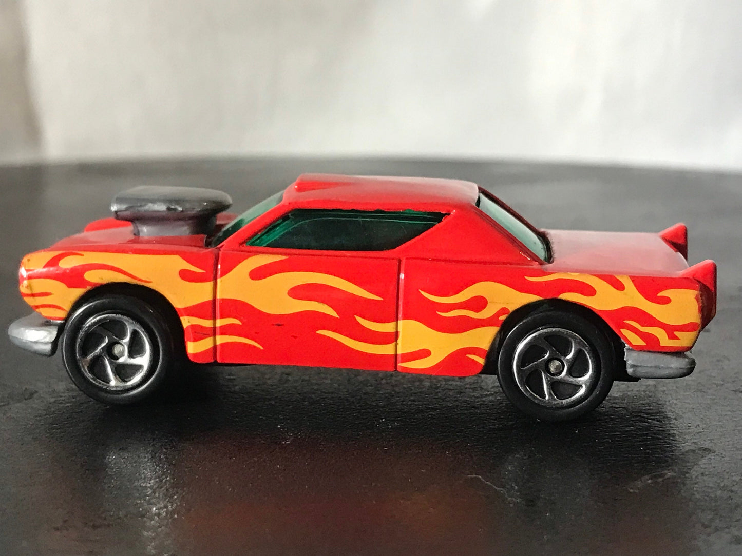 Vintage Red Flame Toy Car