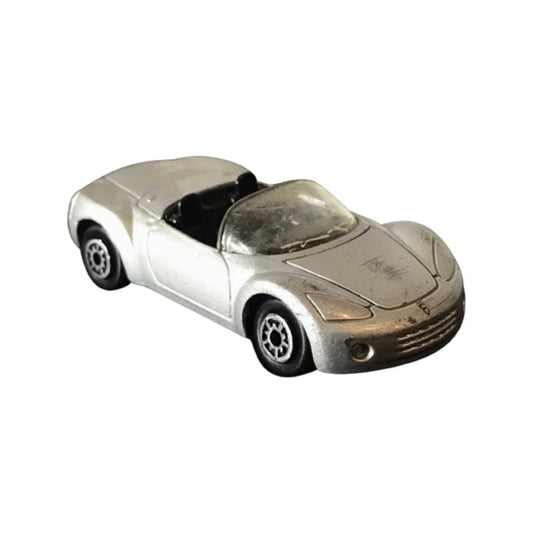 Vintage Silver Convertable Toy Car