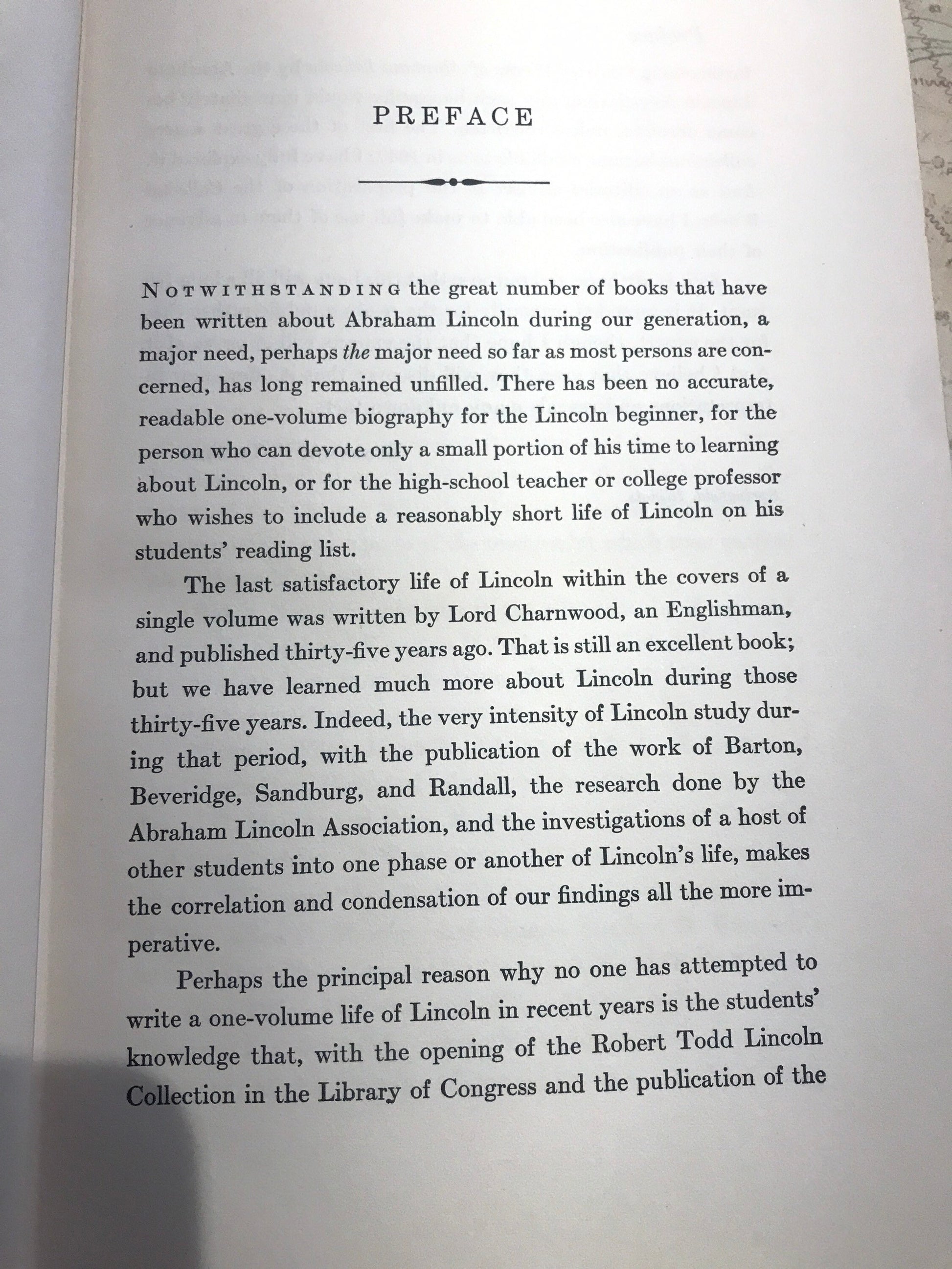 Abraham Lincoln by Benjamin P. Thomas | Classic Literature