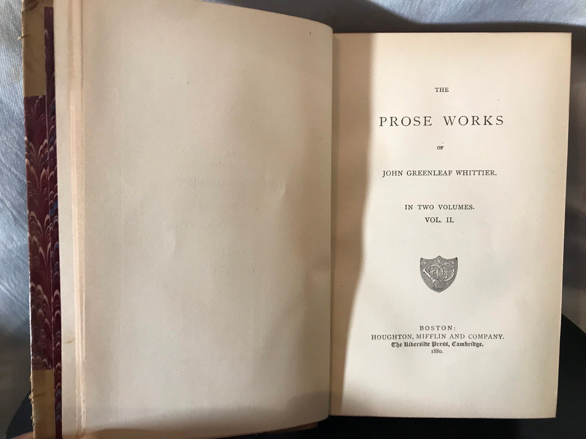 The Prose Works of John Greenleaf Whittier | Volume 2 | Literature