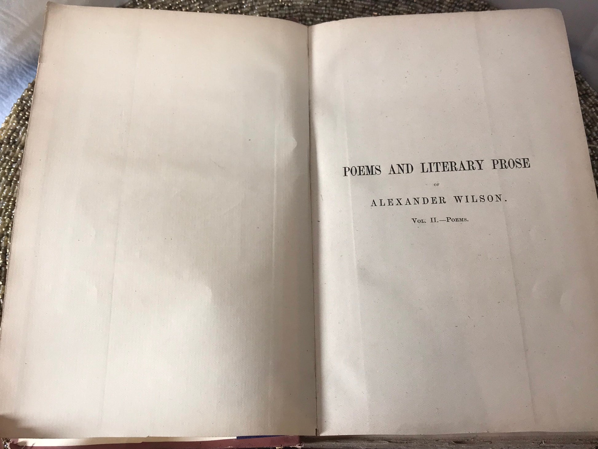 The Poems and Literary Prose of Alexander Wilson | The American Ornithologist | Volume 2 | Literature