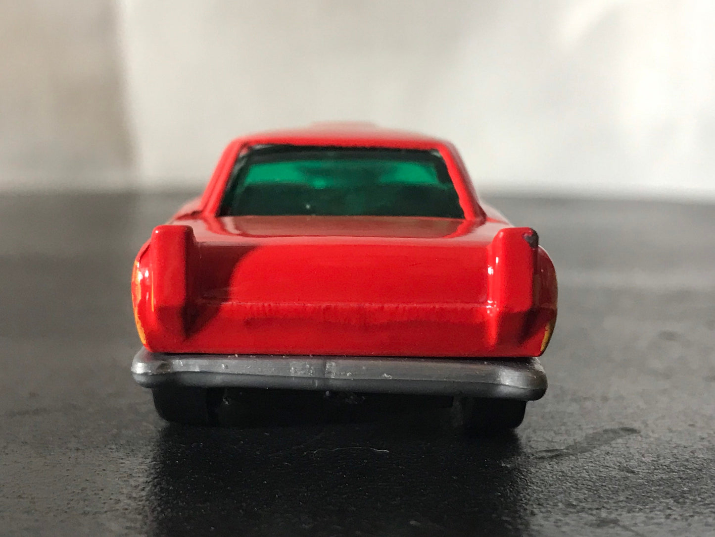 Vintage Red Flame Toy Car