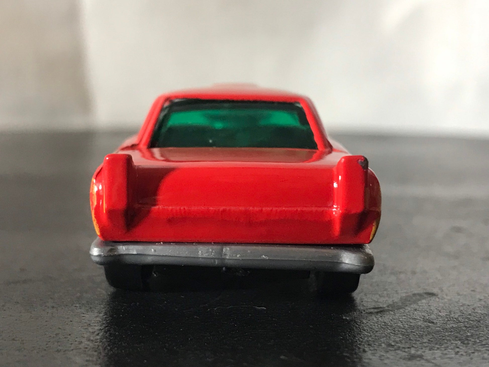 Vintage Red Flame Toy Car