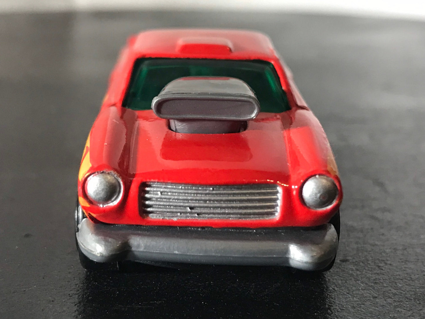 Vintage Red Flame Toy Car