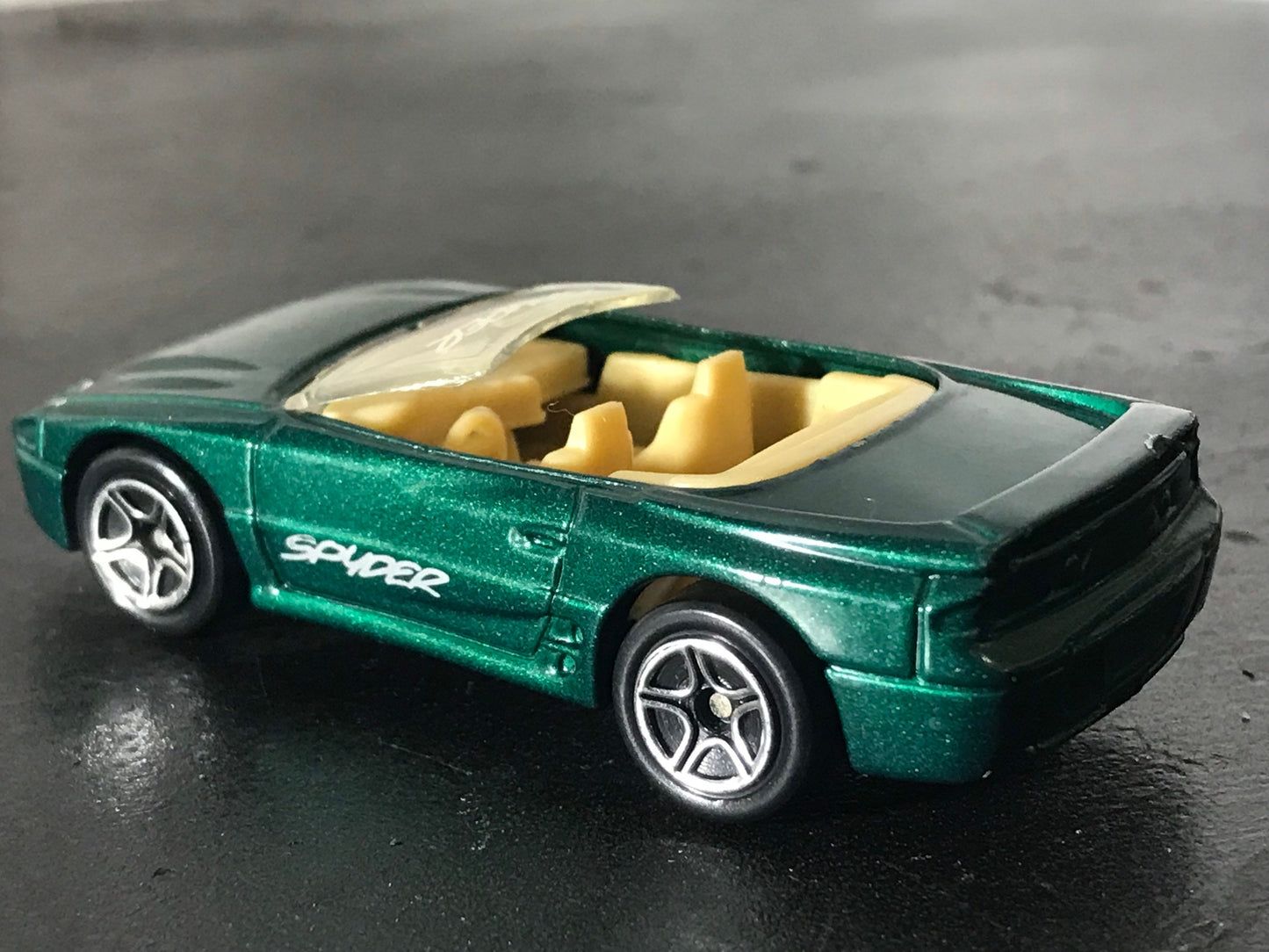 Vintage Green Toy Convertible